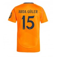 Camiseta Real Madrid Arda Guler #15 Segunda Equipación Replica 2024-25 mangas cortas